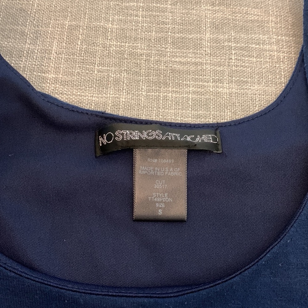 Brand: No Strings Attached Size: Small Color: Navy - image 2